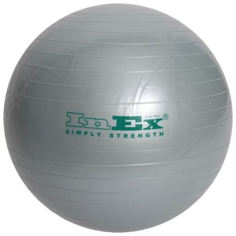 Фитбол InEx INBU-26LB-65-00, 65 см серебристый