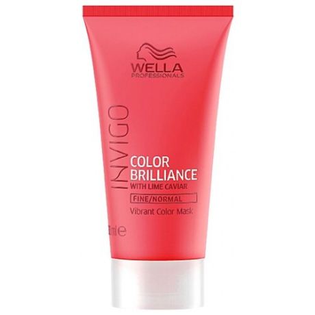 Wella Professionals INVIGO COLOR BRILLIANCE Маска-уход для защиты цвета тонких и нормальных волос, 30 мл