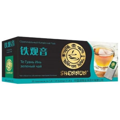 Чай улун Shennun Те гуань инь в пакетиках, 25 шт.