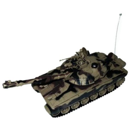 Танк Zegan T-90 (99802/99801) 1:28 коричневый/черный/песочный