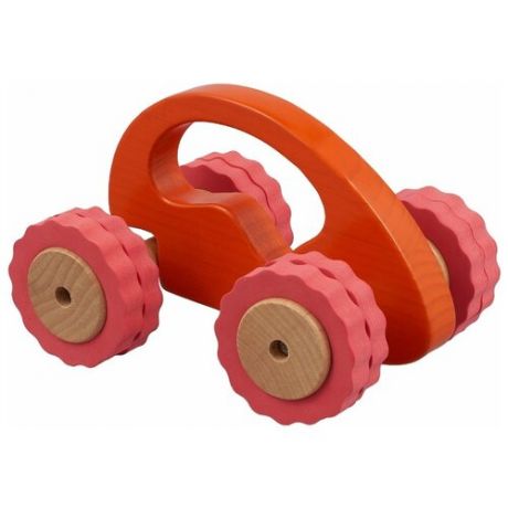Каталка-игрушка Мир деревянных игрушек Роли-Поли (LL 105 / 106) оранжевый/розовый