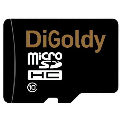 Карта памяти Digoldy microSDHC class 10 16GB + SD adapter