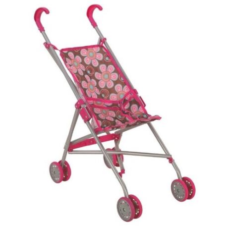 Прогулочная коляска Buggy Boom Mixy 8002 розовый/цветы на темном фоне
