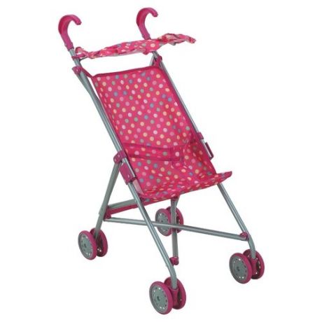 Прогулочная коляска Buggy Boom Mixy 8004 розовый/цветные круги