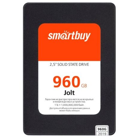 Твердотельный накопитель SmartBuy Jolt 960 GB (SB960GB-JLT-25SAT3) черный