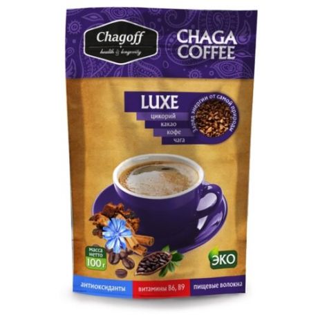 Кофейный напиток Chagoff Чага Кофе Luxe, 100 г