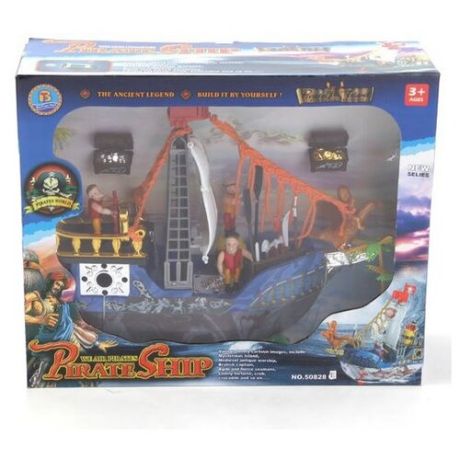 Игровой набор BaoYuan Toys Пиратский корабль 50828E