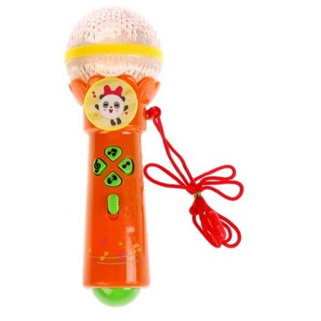 Умка микрофон Малышарики B1252960-R6 оранжевый/зеленый/желтый