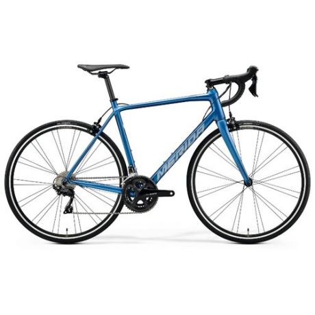 Шоссейный велосипед Merida Scultura 400 (2020) silk light blue/silver blue 54 см (требует финальной сборки)