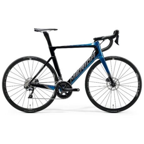 Шоссейный велосипед Merida Reacto Disc 5000 (2020) glossy ocean blue/black 52 см (требует финальной сборки)