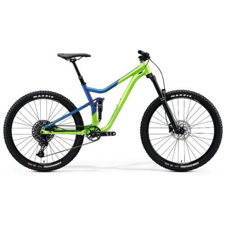 Горный (MTB) велосипед Merida One-Forty 400 (2020) light green/glossy blue M (требует финальной сборки)