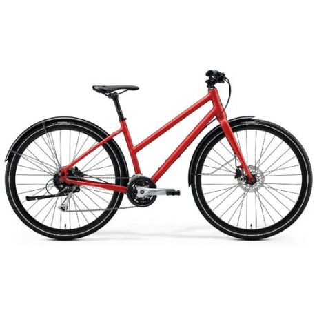 Дорожный велосипед Merida Crossway Urban L 100 (2020) matt x'mas red/light red 51 см (требует финальной сборки)