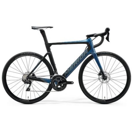 Шоссейный велосипед Merida Reacto Disc 4000 (2020) matt blue/black 50 см (требует финальной сборки)