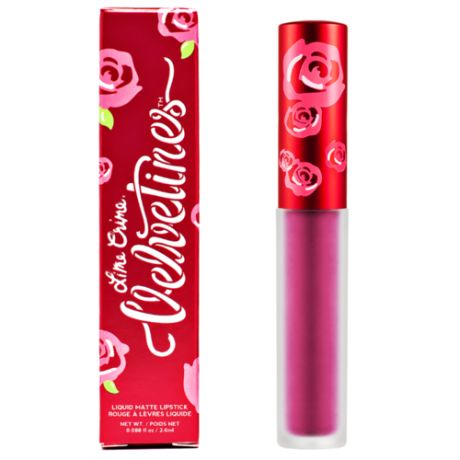 Lime Crime Жидкая помада для губ Velvetines Liquid Metallic, оттенок rosa