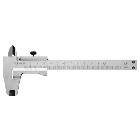 Нониусный штангенциркуль ЗУБР 3445-125 125 мм, 0.1 мм