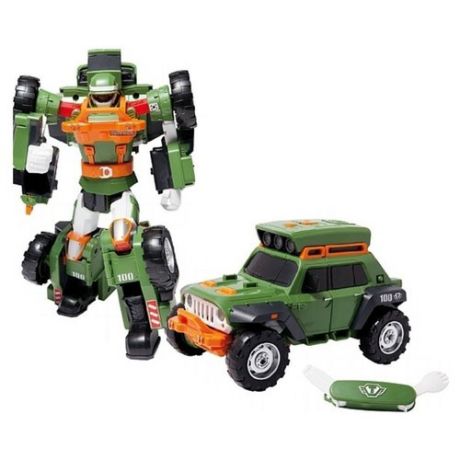 Интерактивная игрушка робот-трансформер YOUNG TOYS Tobot K 301042 зеленый