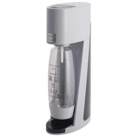 Сифон для газирования воды + баллоны Home Bar Elixir Turbo NG серебряный