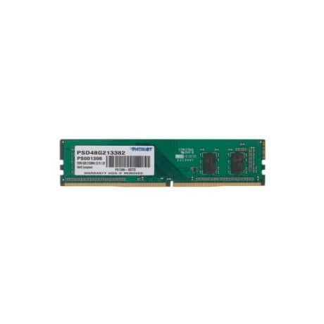 Оперативная память Patriot Memory DDR4 2133 (PC 17000) DIMM 288 pin, 8 ГБ 1 шт. 1.2 В, CL 15, PSD48G213382