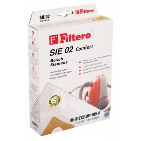 Filtero Мешки-пылесборники SIE 02 Comfort 4 шт.