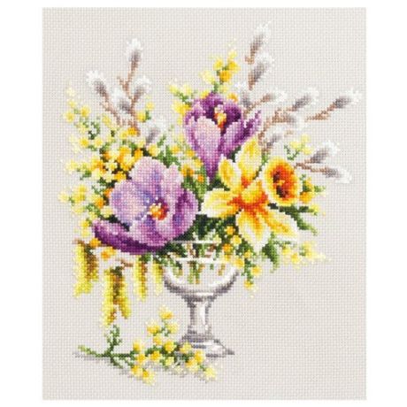 Чудесная Игла Набор для вышивания Весенний букетик 20 x 23 см (100-002)