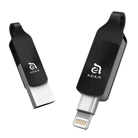 Флэш-диск Adam Elements iKlips DUO+ 32GB, черный