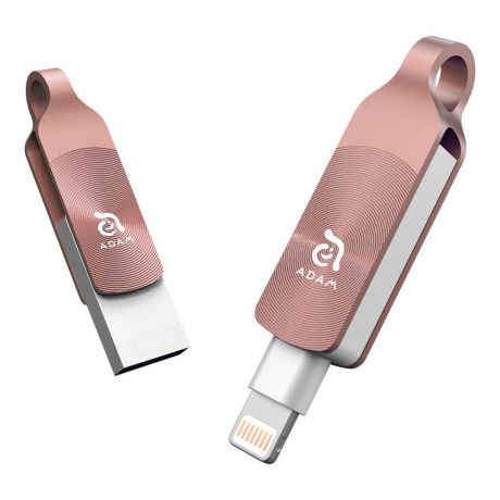 Флэш-диск Adam Elements iKlips DUO+ 32GB, розовый