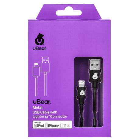 Кабель uBear MFI Lightning USB Cable DC06BL01-L