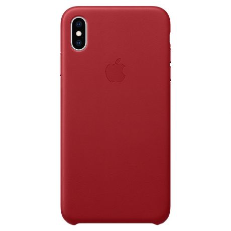 Чехол для смартфона Apple iPhone XS Max Leather Case красный