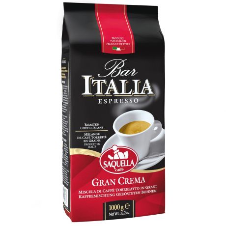 Кофе в зернах Saquella BAR ITALIA Gran Crema