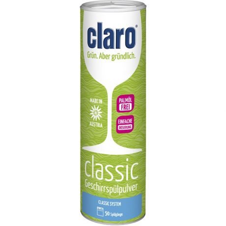 Порошок для мытья посуды Claro ECO Classic 31127