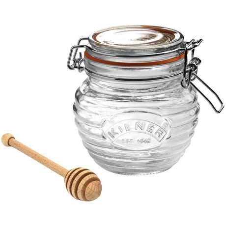 Банка Kilner Clip Top K0025.887V с ложкой для меда