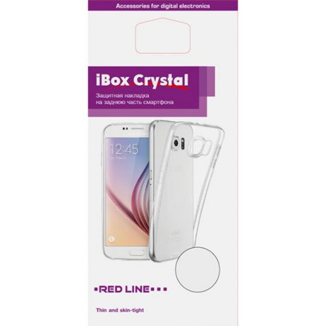 Чехол для смартфона Red Line iBox Crystal для Xiaomi Mi 9T, прозрачный