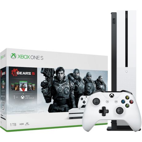 Игровая приставка Microsoft Xbox One S 1 TB (234-01030) Gears 5