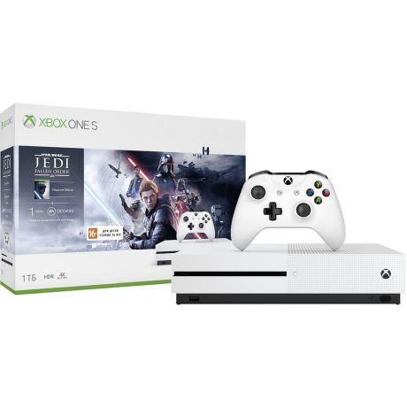 Игровая приставка Microsoft Xbox One S 1 TB (234-01099) Star Wars, EA Access
