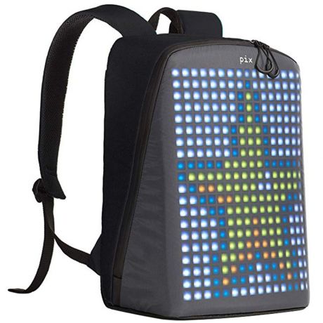 Pix Backpack с LED дисплеем (Power Bank в комплекте), черный