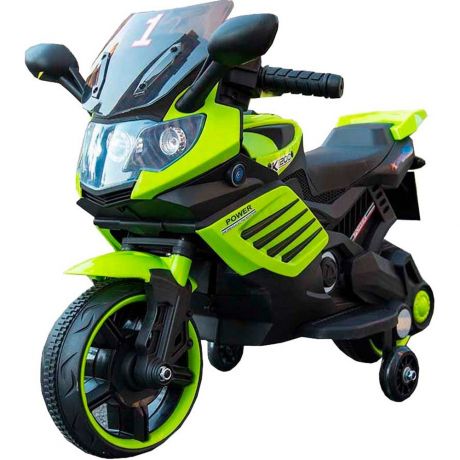 Детский электромотоцикл Toyland Minimoto LQ 158 Зеленый