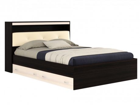 кровать Кровать с блоком и ящиками Виктория ЭКО-П (160х200) Кровать с блоком и ящиками Виктория ЭКО-П (160х200)