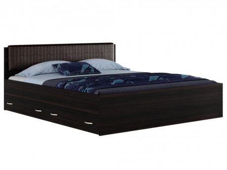 кровать Кровать с ящиками и матрасом Promo B Cocos Виктория ЭКО клетка (180х200) Виктория