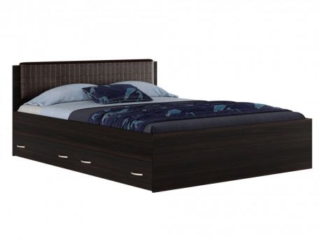 кровать Кровать с ящиками и комплектом для сна Виктория ЭКО клетка (160х200) Виктория