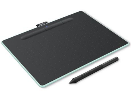 Графический планшет Wacom Intuos M Bluetooth Pistachio CTL-6100WLE-N Выгодный набор + серт. 200Р!!!