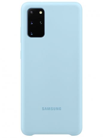 Чехол для Samsung G985 Galaxy S20 Plus Silicone Cover Light Blue EF-PG985TLEGRU