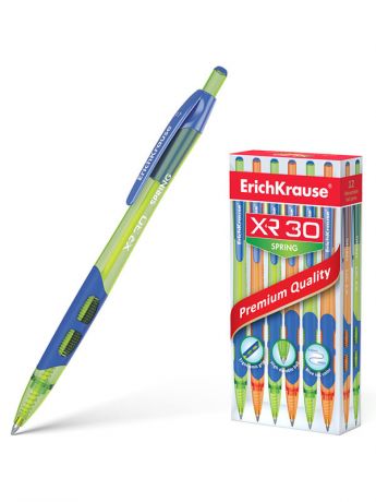 Ручка шариковая ErichKrause XR-30 Spring 0.35mm стержень Blue 43622