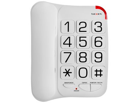 Телефон teXet TX-201 White