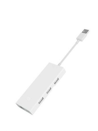 Хаб Xiaomi Mi USB - USB/LAN Gigabit Ethernet Multi-Adapter White ZJQ03TM