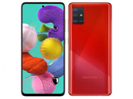 Сотовый телефон Samsung SM-A515F Galaxy A51 4Gb/64Gb Red Выгодный набор для Selfie + серт. 200Р!!!