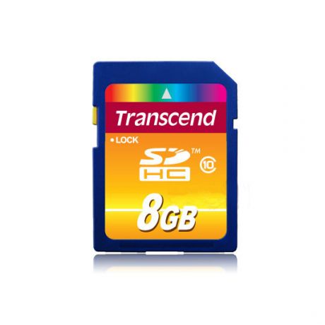 Карта памяти 8Gb - Transcend High-Capacity Ultimate Class 10 - Secure Digital TS8GSDHC10