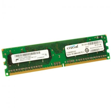 Модуль памяти Crucial DDR2 DIMM 800MHz PC2-6400 - 1Gb CT12864AA800