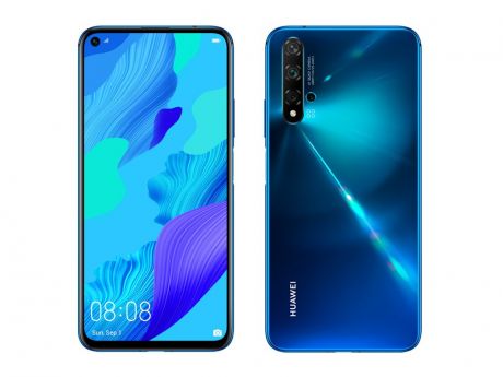 Сотовый телефон Huawei Nova 5T 6Gb/128Gb Crush Blue Выгодный набор + серт. 200Р!!!