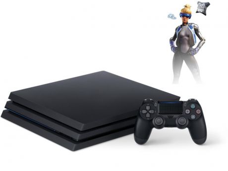 Игровая приставка Sony PlayStation 4 Pro 1Tb Black CUH-7208B + игра Fortnite VCH PS719941507 Выгодный набор + серт. 200Р!!!