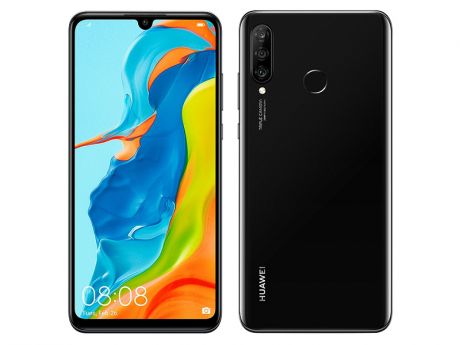 Сотовый телефон Huawei P30 Lite 4Gb/128Gb Midnight Black Выгодный набор для Selfie + серт. 200Р!!!